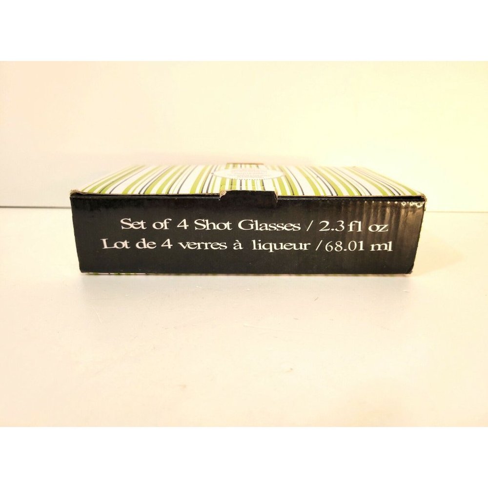 Funny Shot Glasses Set of Four, 1 Shot, 2 Shot, 3 Shot, Floor NIB - Picture 3 of 6